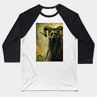 Screaming Skull Baseball T-Shirt